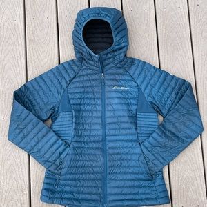 Eddie Bauer Microtherm Down Hooded Jacket
